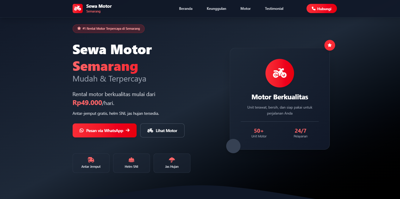 Rental Motor Semarang